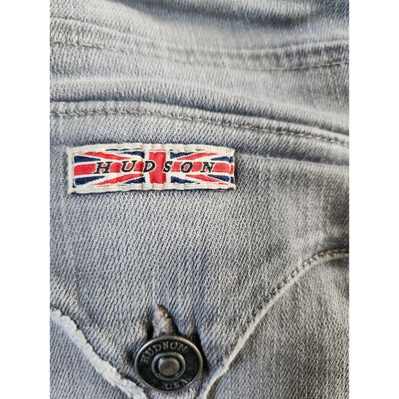 Hudson Women's Straight Leg Light Wash Western Jeans 28 - Picture 6 of 10